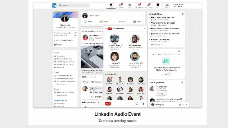 LinkedIn will launch interactive, Clubhouse-style audio events in beta this month